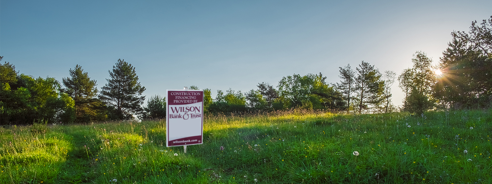 Furcattes Trust sign in a land lot
